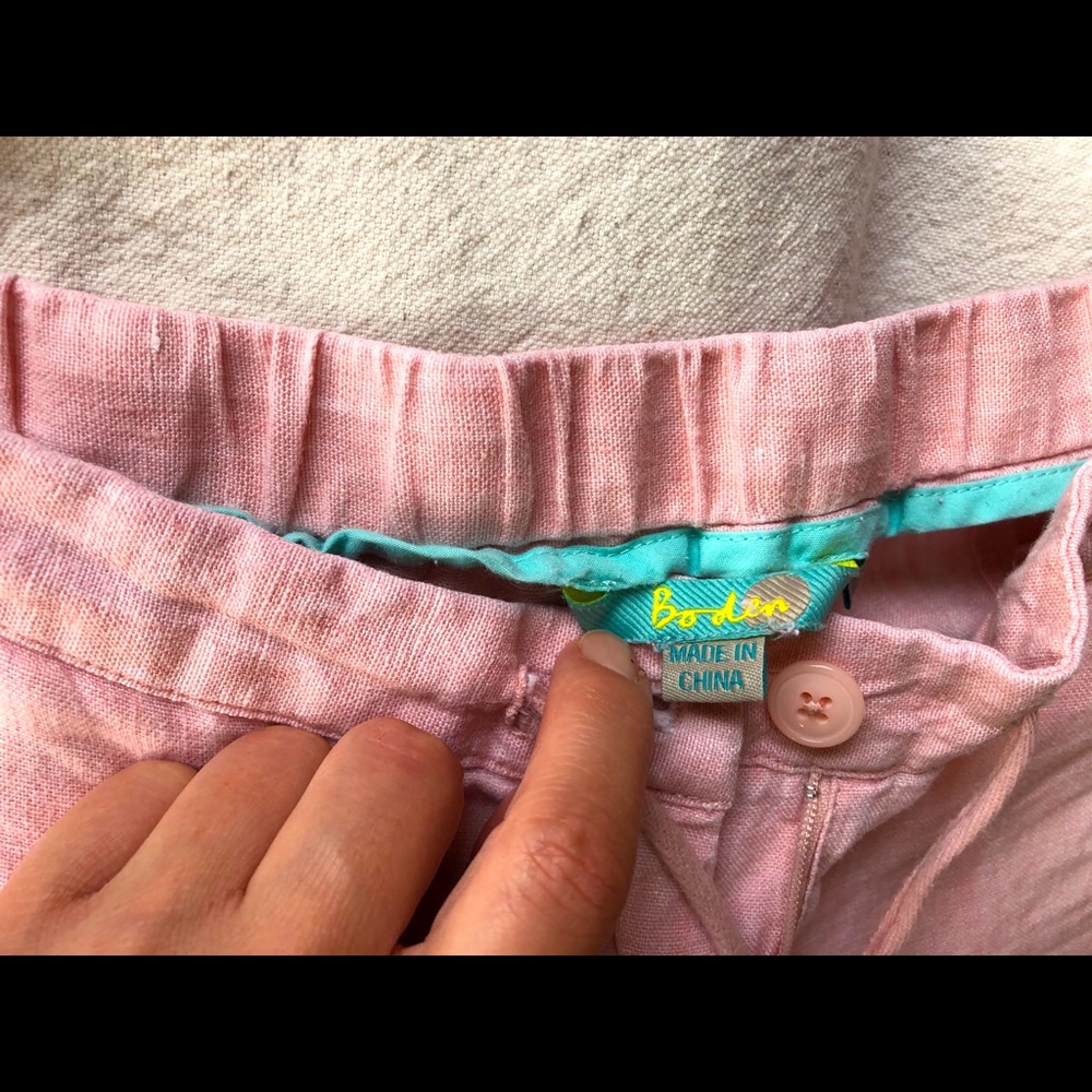 Boden 100% linen pants